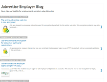 Tablet Screenshot of employer-blog.jobvertise.com